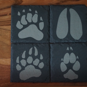 4 Pack Slate Coaster Set