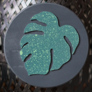 8in Round Wooden Sign/Art