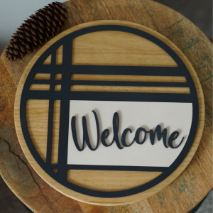 12in Welcome Sign